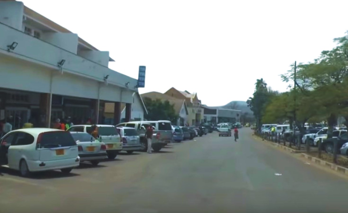 Aerial view of Hwange town
